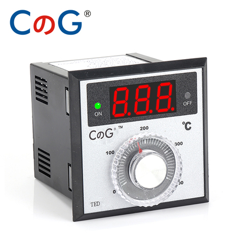 Controlador de temperatura con termostato Digital, controlador de temperatura AC220V, 110V, 24V, 380V, 0-100, 300, 400, 600 grados, CT. 72x72mm, tipo J, PT100 ► Foto 1/5