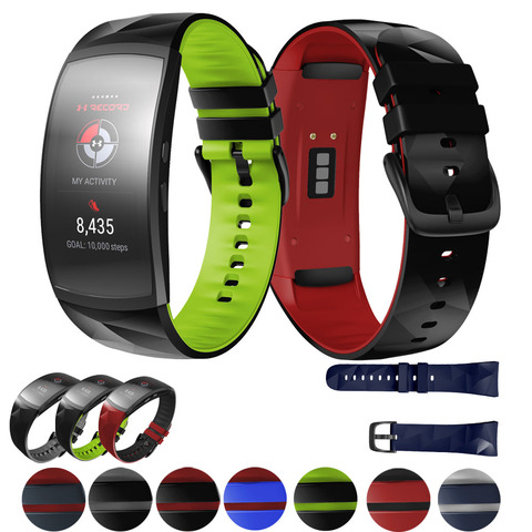 Correa de silicona para Samsung Gear Fit 2 Pro, repuesto de correa de muñeca para fitness, SM-R360 ► Foto 1/6