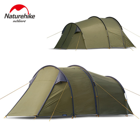 Naturehike-tienda de campaña Cloud Tourer para 2 personas, tienda de viaje impermeable de nailon 40D para exteriores, con diseño de doble puerta y gran espacio ► Foto 1/6