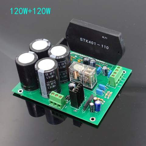 Placa amplificadora de alta potencia, equipo de amplificador Hifi STK401-140/110 AMP estéreo 120W + 120W / 70W + 70W ► Foto 1/4
