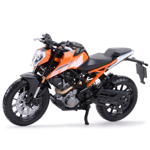 Bburago-vehículos KTM 250 Duke fundido a presión, juguetes modelo de motocicleta coleccionables, 1:18 ► Foto 1/6