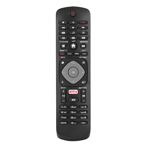 Mando a distancia de repuesto para televisor, mando a distancia para el hogar, reemplazo para PHILIPS, NETFLIX, HOF16H303GPD24, 398GR08B ► Foto 1/6