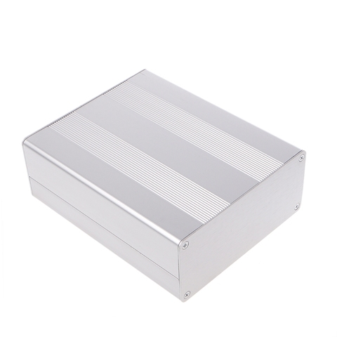 Caja de cierre de aluminio, proyecto electrónico para placa PCB, bricolaje, 130x110x50mm ► Foto 1/6