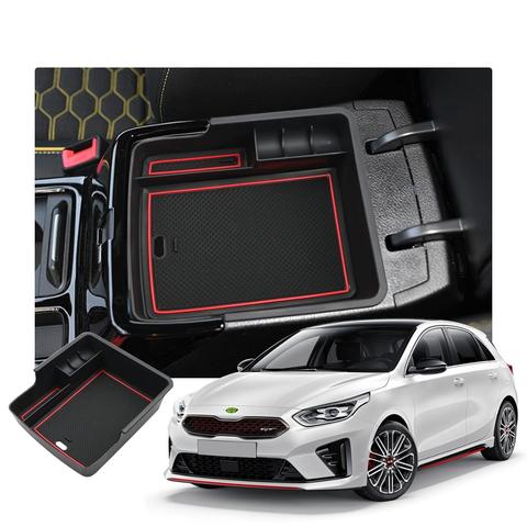 Lfopp-Caja de almacenamiento para apoyabrazos de coche para Ceed GT 2022, recipiente de Control Central, caja de almacenamiento, diseño Interior de coche, accesorios ► Foto 1/6