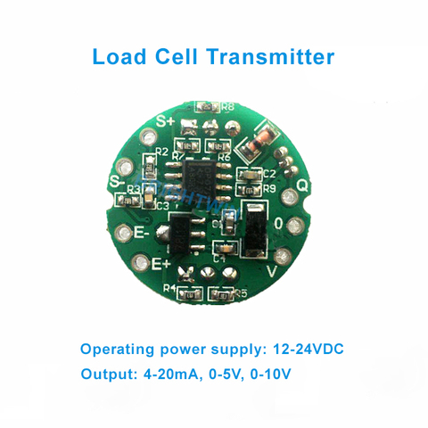 Módulo amplificador de célula de carga ajustable, tablero transmisor de señal con Sensor de pesaje de presión extensible de 4-20mA, 0-10V, 0-5V de salida ► Foto 1/3