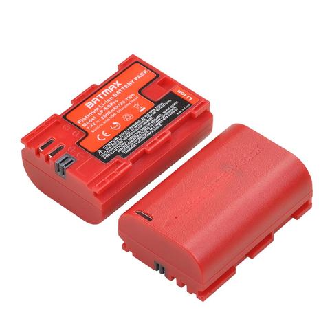 2800mAh de salida USB LP-E6 LP E6 LPE6 LP E6N batería Akku para Canon 5D Mark II III 7D 60D EOS 6D 70D 80D EOS 5DS R cámaras ► Foto 1/6