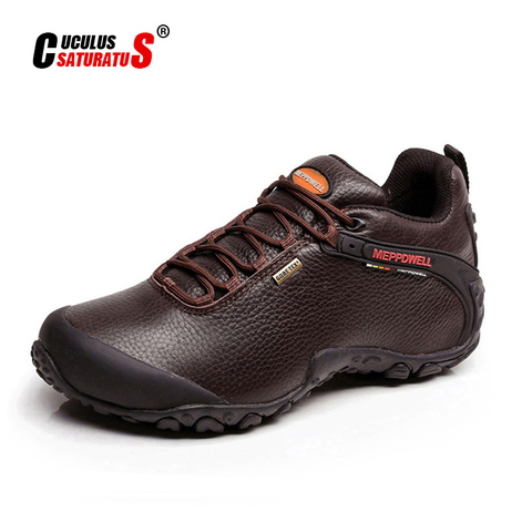 Botas de senderismo a prueba de agua para hombre y mujer, zapatos profesionales de Trekking, escalada y montañismo, transpirables, 224-5 ► Foto 1/6