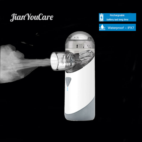 JianYouCare de malla de nebulizador médico pulverizador portátil USB recargable inhalador bebé impermeable asma inhalador inalador para niños ► Foto 1/6