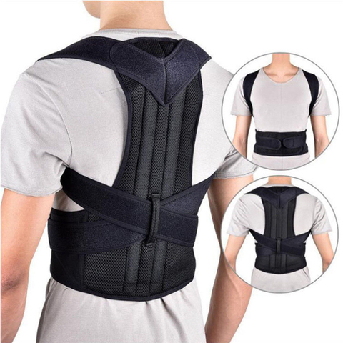 Corrector de postura ajustable para hombre y mujer, faja magnética de talla grande 3XL, cinturón de respaldo de hombros, moldeador de cuerpo Unisex ► Foto 1/6