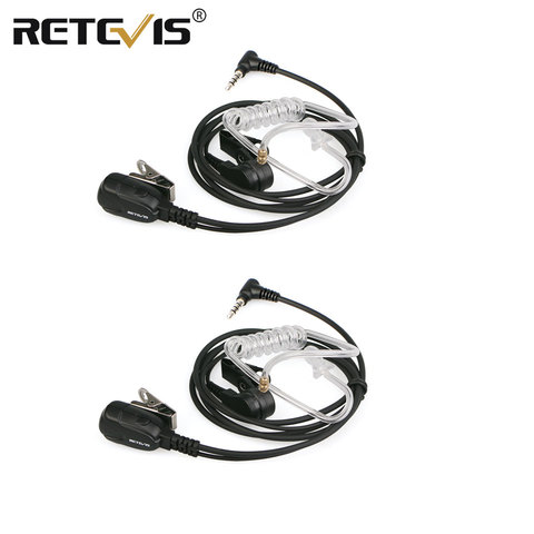 Retevis-auriculares EA011Y PTT con micrófono, 1 Pin, 3,5mm, para YAESU VERTEX VXT-20, VX-300, Retevis RT40, RB615, RB15, 2 uds. ► Foto 1/6