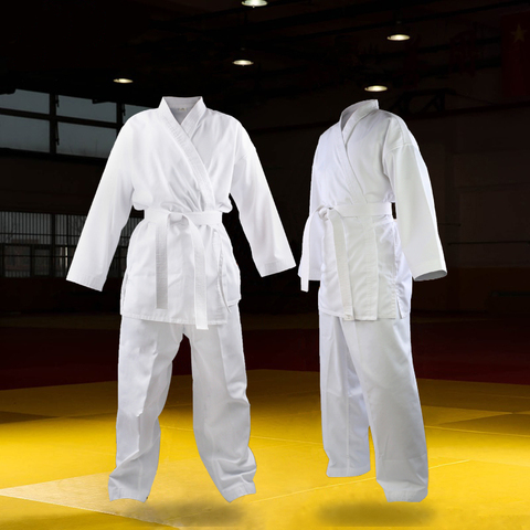 Alta calidad Dobok niño adulto uniforme de karate traje WTF Judo patada de Taekwondo boxeo marcial MMA arte ropa de entrenamiento dobok kimono ► Foto 1/6