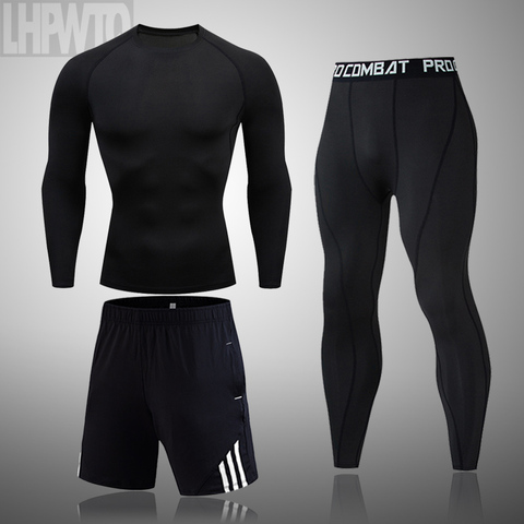 2022 conjunto de ropa interio térmica para hombres MA tactics leggings Solid fitness conjunto de compresión para hombres ropa de invierno long johns marcas hombres ► Foto 1/6