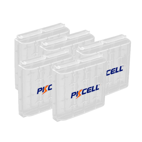 5PC PKCELL funda, soporte portátil de plástico caja para AA AAA recargable/Batería primaria ► Foto 1/6