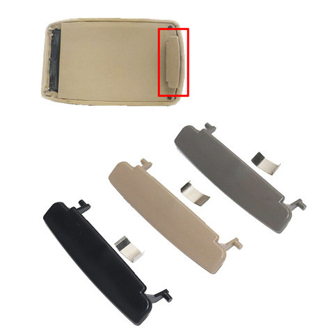 Negro/gris/Beige coche apoyabrazos tapa consola pestillo de cubierta Clip atrapar para Audi A6/C5/C6 2005-2011 Auto Centro consola Accesorios ► Foto 1/6