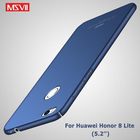 Honor 8 Lite funda MSVII Silm Coque para Huawei P8 Lite 2017 Honor8 Lite duro cubierta de la PC para Huawei Honor 8 Lite ► Foto 1/6