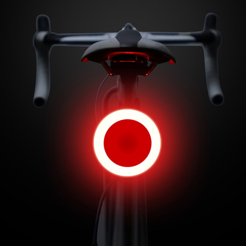 Luz trasera para bicicleta, luz Led de carga USB, modos de iluminación múltiples, luces traseras con Flash a prueba de agua para SILLÍN de carretera y bicicleta de montaña ► Foto 1/6