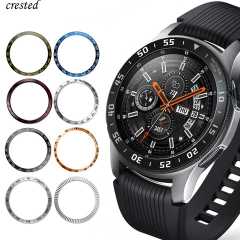 Funda de Metal para Samsung Galaxy Watch, cubierta de 46mm/42mm, Gear S3 Frontier, cubierta adhesiva deportiva clásica, accesorios de anillo biselado 46/42 3 ► Foto 1/6