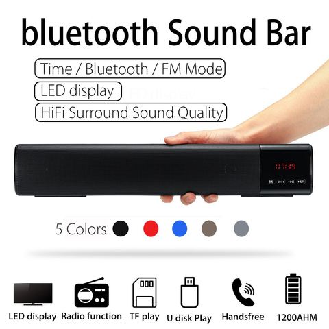 Barra de sonido Bluetooth Subwoofer 3D Surround Pc  Altavoces Bluetooth  Sonido envolvente-3D-Aliexpress