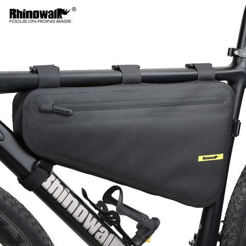 Rhinowalk-bolsa impermeable para marco de bicicleta, 4L, gran capacidad, triangular, tubo de marco para bicicleta, bolsa para herramientas de ciclismo, accesorio ► Foto 1/6