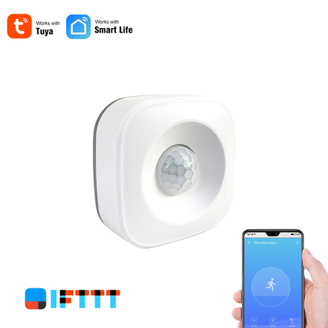 Tuya Smart Life-Sensor de movimiento PIR inalámbrico, Detector infrarrojo pasivo, alarma antirrobo de seguridad, Hogar Inteligente ► Foto 1/6