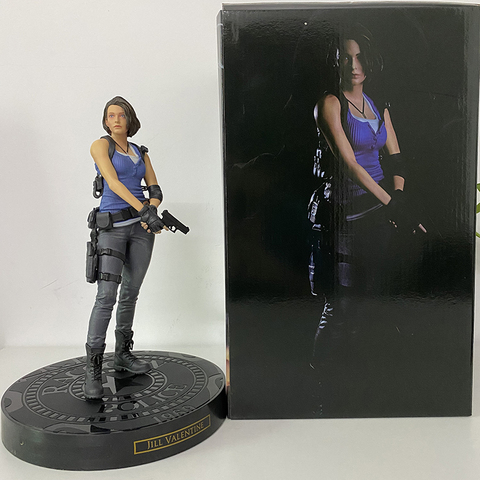 Jill Valentine figura juego de riesgo biológico carácter RE:3 Jill Valentine figura Leon modelo de figuras de acción juguetes 32cm 13 pulgadas ► Foto 1/6