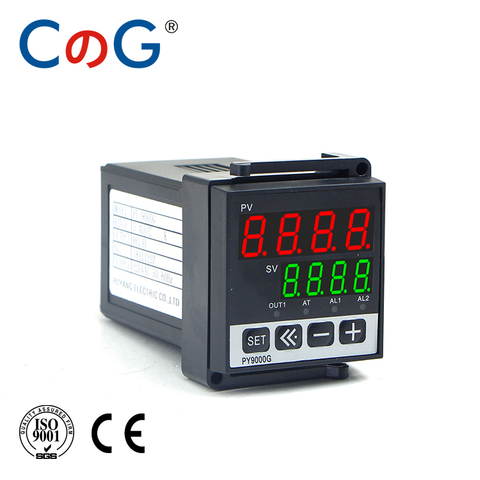 Controlador de temperatura PID programable CG PY9000G, controlador de temperatura PID de entrada única de 220V y 1200 grados, 48x48mm ► Foto 1/6