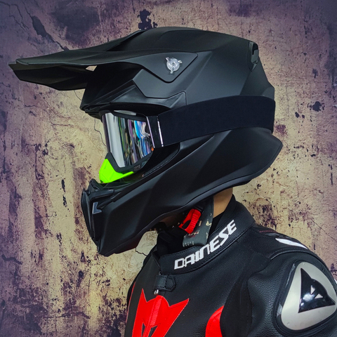 Recién llegado, casco de motocicleta, casco de Motocross Para Moto todoterreno, motocicleta Abs, punto Para hombre y mujer ► Foto 1/6