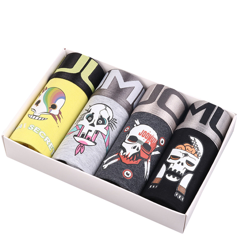 HaleyChan-Calzoncillos de algodón para mujeres, ropa interior de dibujos animados coloridos, 1 caja ► Foto 1/6