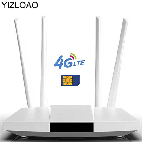 YIZLOAO-enrutador Wifi 4G Lte, banda ancha, 300Mbps, Cpe, puntos de acceso de red, módem, enrutador, extensor de rango wifi ► Foto 1/6