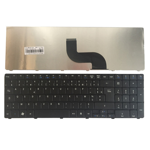 Teclado francés para Acer Aspire 7750 7750G 7750Z 7235 de 7235G 7250G 7250G 7251G 7331 negro 7336 FR portátil AZERTY Keyboard ► Foto 1/5