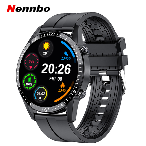 Reloj inteligente deportivo para hombre y mujer, con llamadas, Bluetooth, control del ritmo cardíaco y de la presión sanguínea, para Android IOS ► Foto 1/6