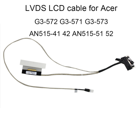 Nuevo cables de ordenador C5PRH LCD EDP CABLE para Acer Helios 300 G3 572 571 Nitro 5 AN515 41 42 51 52 DC02002VR00 30 pin LVDS FLEX ► Foto 1/6