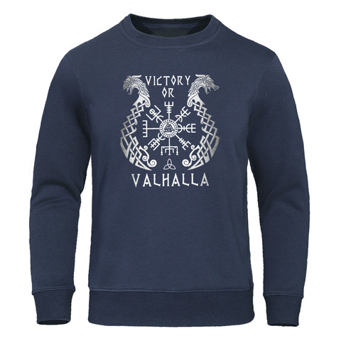 Dice la leyenda Vikinga hombres sudaderas con capucha sudadera Valhalla Odin Sudaderas Hombre Sudaderas 2022 Otoño e Invierno Casual suéter de lana ropa de calle cálida ► Foto 1/6