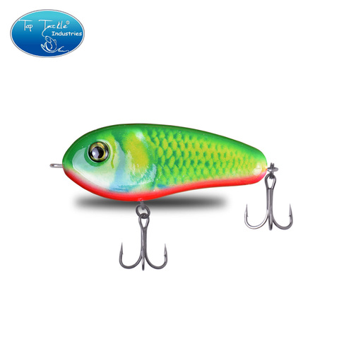 Lápiz de hundimiento lento de 115mm, 60g, 95mm, 40g, cebo duro para Lucio, señuelo de pesca de gran tamaño, lápiz Jerkbait con ganchos Mustad ► Foto 1/6