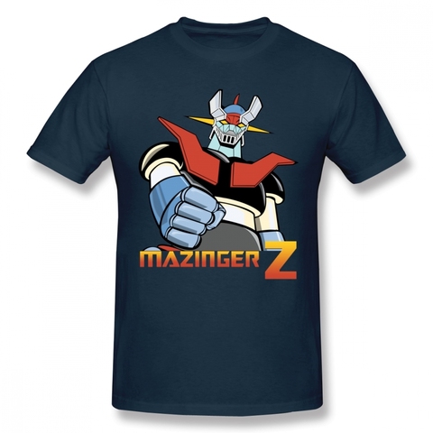 Camiseta de Robot Mazinger Z para hombre, camiseta de manga corta de Anime con cuello redondo, ropa de moda para hombre de High Street Vaporwave ► Foto 1/4