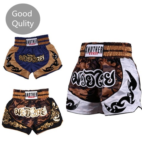 Pantalones cortos de boxeo para hombre, Shorts con estampado de MMA, pantalones cortos de poliéster para lucha Pantalones de Muay Thai Kick Gel boxeo tailandés, 2022 ► Foto 1/6