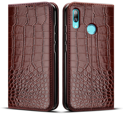 Funda de piel con textura de cocodrilo para Huawei Honor 20S, funda con soporte para tarjetas ► Foto 1/5