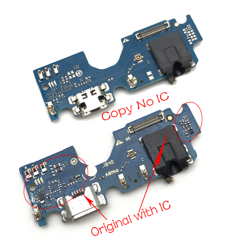 Placa del cargador del conector del muelle para Asus ZenFone Max Pro M2 ZB630KL cargador USB puerto de carga Cable flexible piezas de repuesto de la placa ► Foto 1/5
