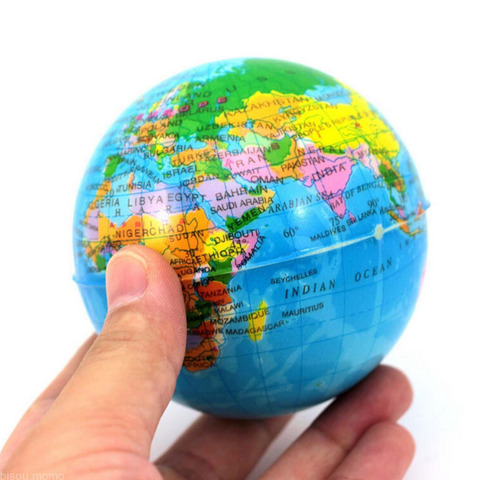 Globo inflable de World Earth Ocean Map Ball, pelota de juguete educativa de aprendizaje para la playa, decoración de la oficina en casa para niños ► Foto 1/3