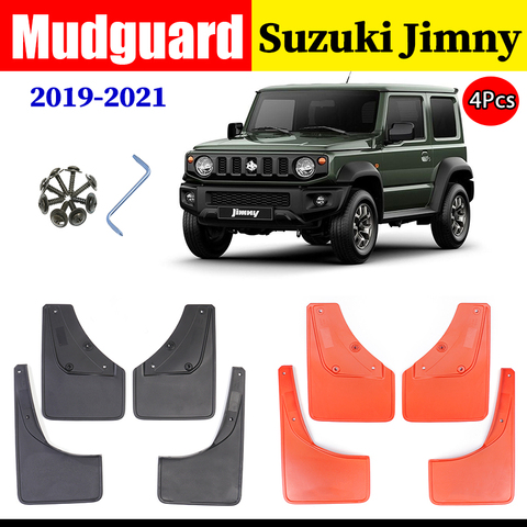 Guardabarros delantero y trasero para coche, accesorios para Suzuki Jimny 2022, 4 Uds. ► Foto 1/6