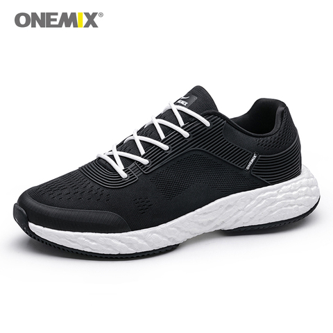 Zapatos para correr ONEMIX para hombre maratón rebote 58 gota de energía de alta tecnología elástico media suela antideslizante outsol zapatillas de deporte ► Foto 1/6