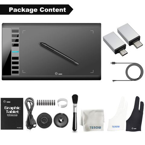 Tableta gráfica Digital Ugee M708 para dibujar 