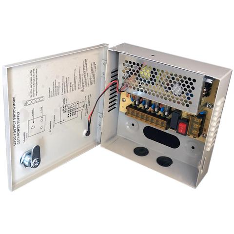 Fuente de alimentación de 4 canales para CCTV, sistema de seguridad y cámaras DVR, salida máxima de 12V, 5A, 60W ► Foto 1/5