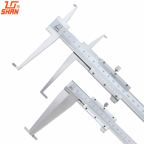 Calibrador Vernier de 9-150/200/300mm/0,02 30-300mm, micrómetro interior de acero inoxidable, instrumento de medición métrico/pulgadas ► Foto 1/6