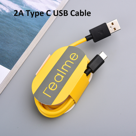 Cable USB tipo C de 2A para carga rápida Realme, línea de datos para Realme X50 X7 Q2 X20 X2 6 7 Pro X50m V3 V5 X Q 7i Xiaomi OPPO ► Foto 1/6