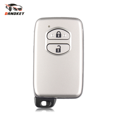 Dandkey reemplazo remoto botón 2/3 coche llave inteligente para llave Toyota Camry cubierta FOB Shell en blanco con hoja ► Foto 1/6