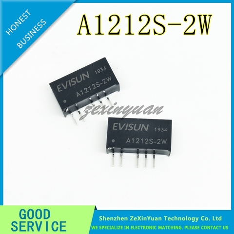 A1212S-2W módulo de alimentación 12V a positivo y negativo 12V DC-DC A1212S-2WR2 de chip de potencia de aislamiento ► Foto 1/6