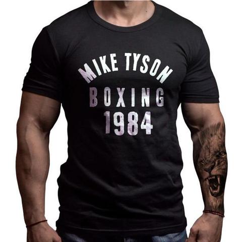 Camiseta de boxeo para adultos, Camisa de algodón de manga corta con cuello redondo, diseño personalizado de Mike Tyson, nueva S-3XL ► Foto 1/1