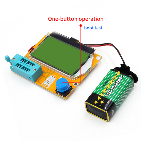 Medidor Digital ESR MOS/PNP/NPN /LCR, Mega328, Combo de Transistor, triodo, capacitancia LCD, 128X64 médicos ► Foto 1/6