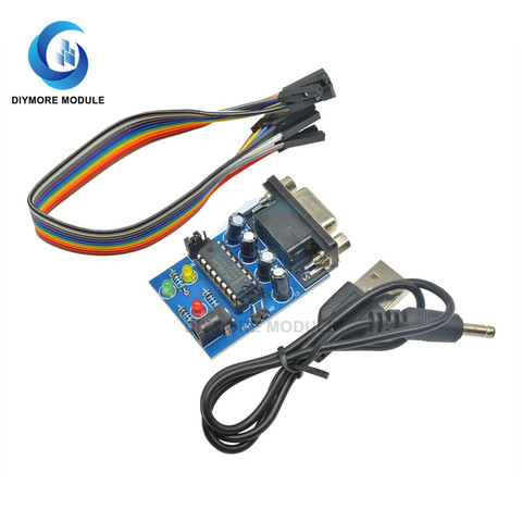 Módulo adaptador de puerto serie MAX3232 RS232 a TTL, convertidor de 3,3 V a 5V con Cable de puente para Arduino TTL Project ► Foto 1/6